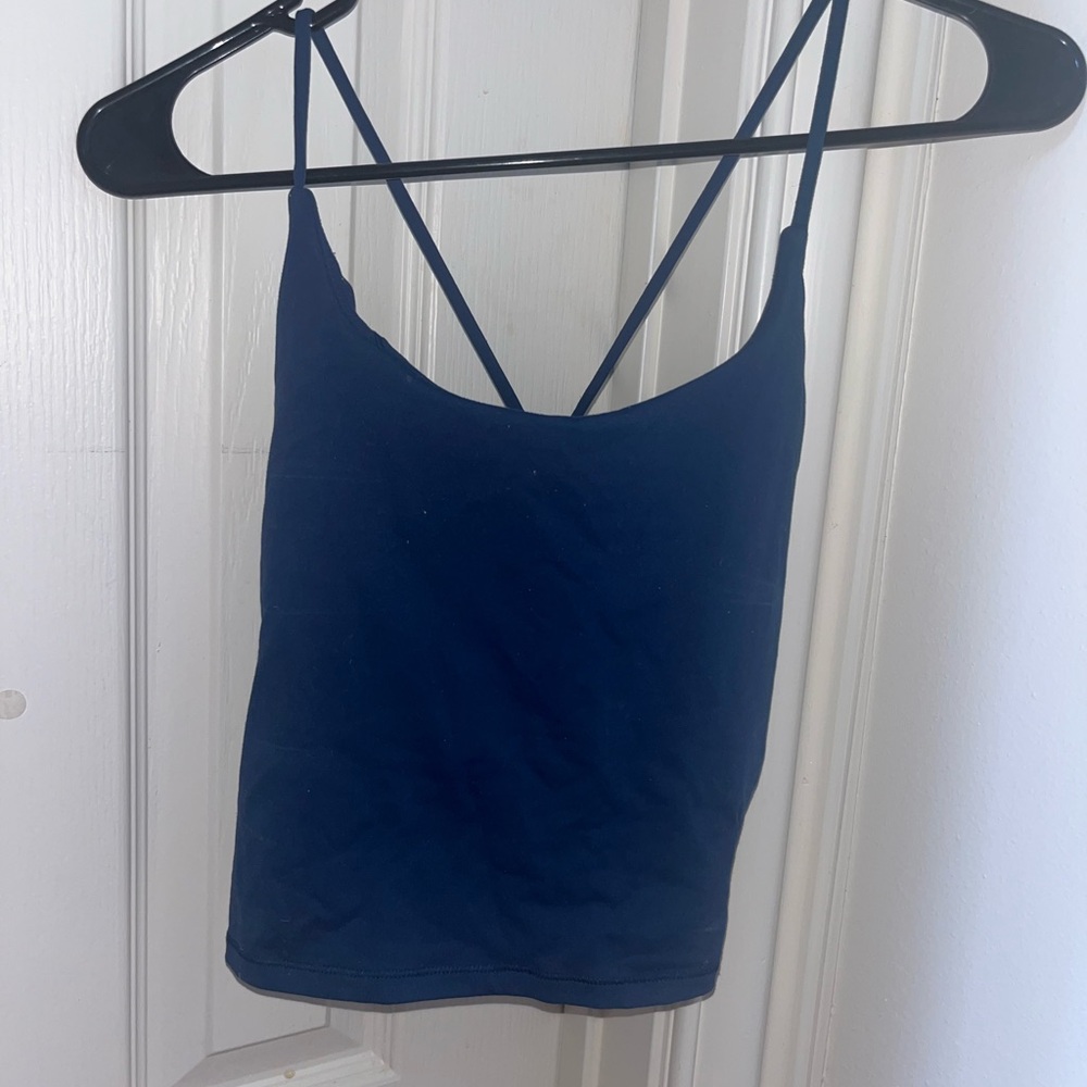 Blue Workout Tank Size S